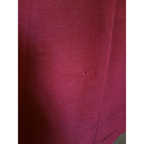 Trashy Diva Grace coat red ribbed rayon *Damaged* - Picture 4 of 5